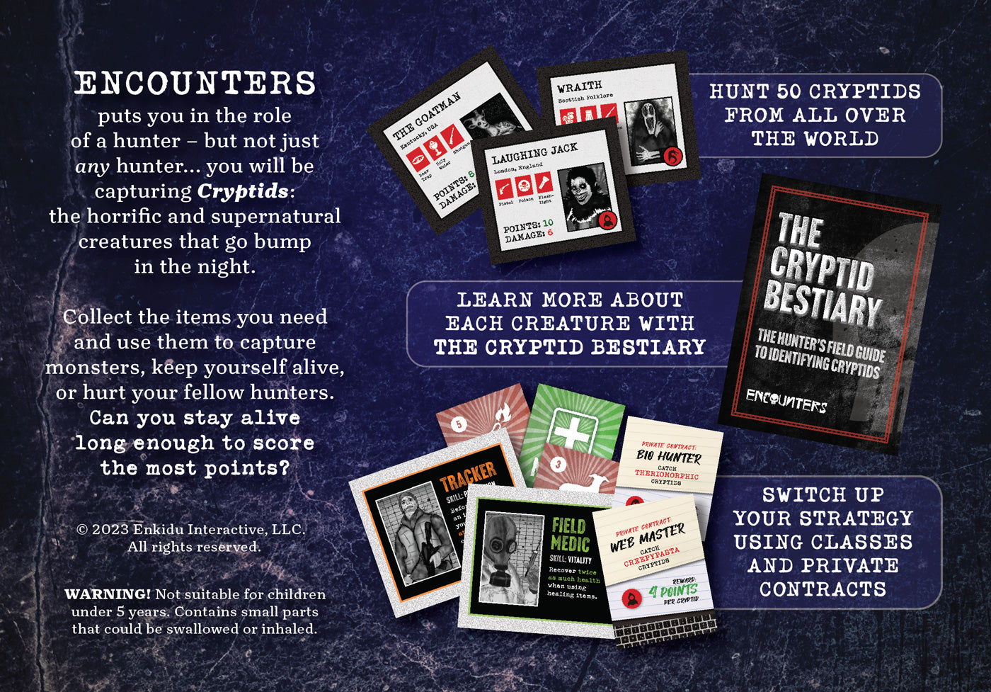 Encounters: The Cryptid Hunting Game